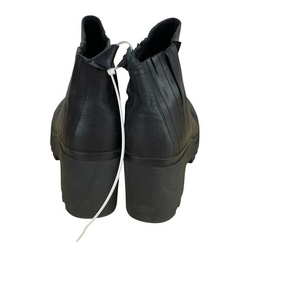 Eileen Fisher Kat Wedge Bootie in Black Leather Women's Size 9.5 EUC - Picture 5 of 7